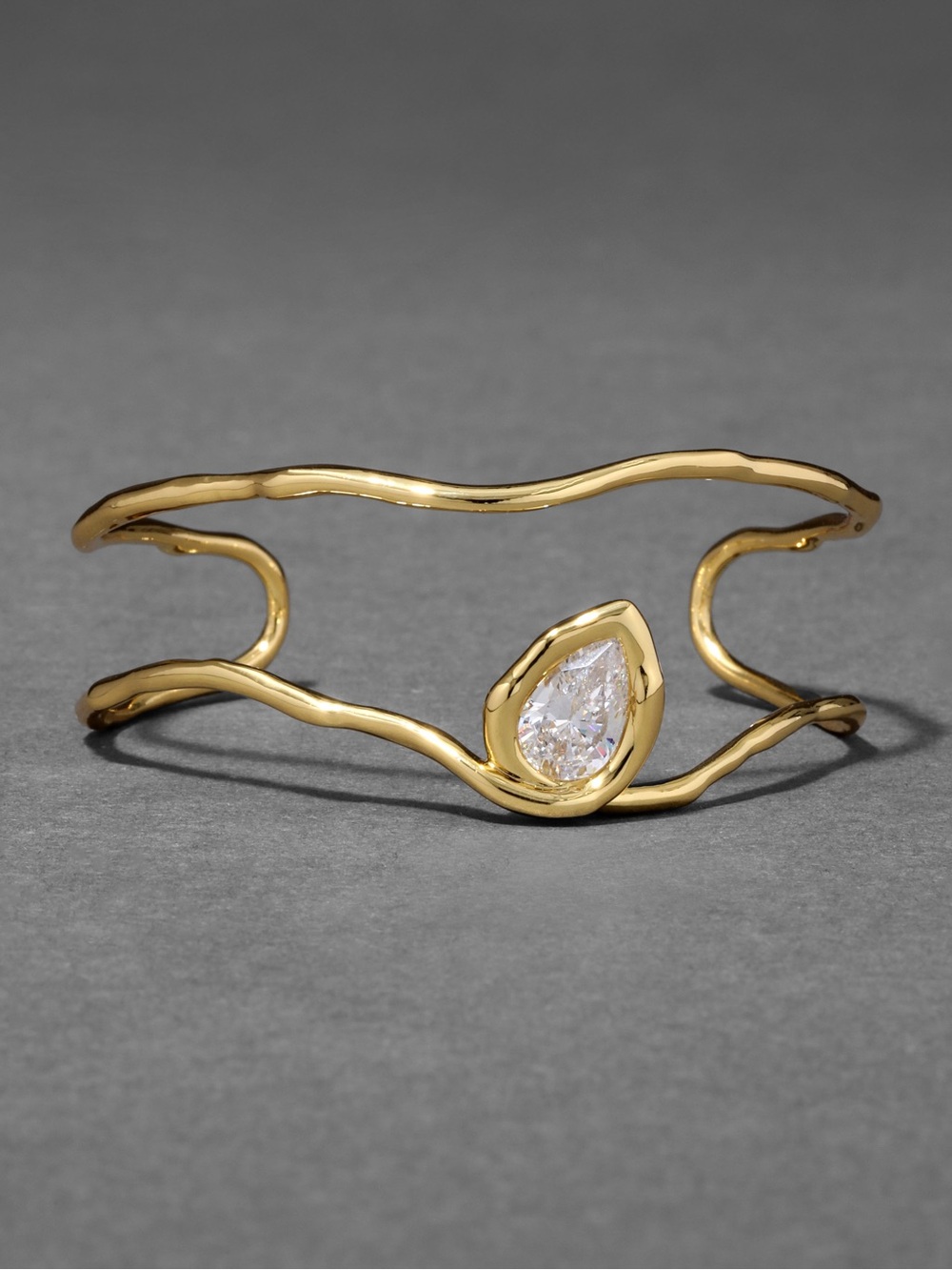 Alexis Bittar Asterales Gold Floating Cuff Bracelet